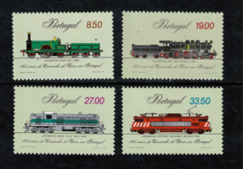Portugal 1981. 125 jaar spoorwegen. Serie van 4 waarden **