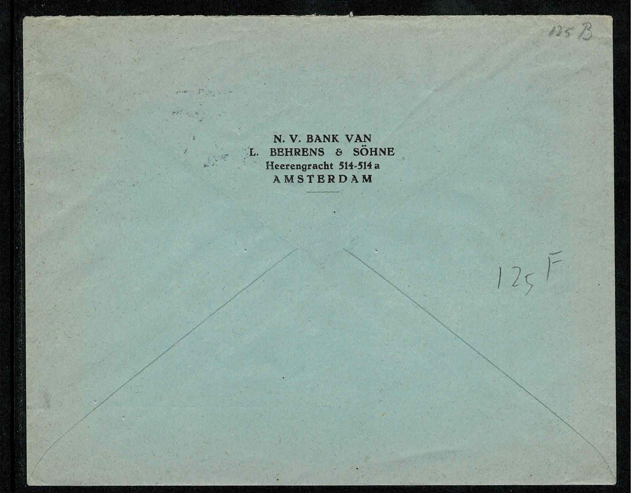 LB&S  bank van L. Behrens &  Söhne Amsterdam