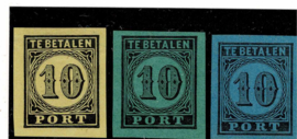 1870. Proef P.4 ~ 15 verschillende kleuren