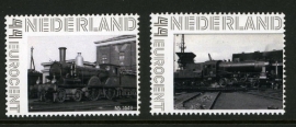 Nederlandse Stoomlocomotieven. Set van 5 zegels.