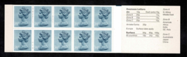 Engeland 1981. Postzegelboekje met kaft Treinmotief **. SGFM 2A