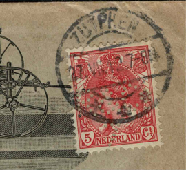 R&CoZ type 1 H.J. Reesink & Co pracht geïllustreerde couvert