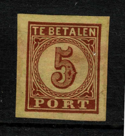 1870. Proef P.3l 5 ct. in de gekozen kleur
