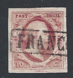 2p rood, plaat X-6 dik papier