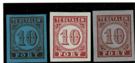 1870. Proef P.4 ~ 15 verschillende kleuren