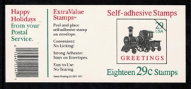 USA 1992. Compleet postzegelboekje 'Seasons Greetings' **