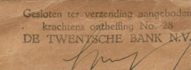 TB in 535 De Twentsche Bank ~ Amsterdam R-cover naar USA✉️