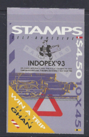 Australië 1993. Spoorwegen Postzeglboekje zelfklevend Opdruk **