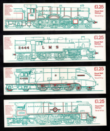 Engeland 1983. 4 complete postzegelboekjes met verschillende kaften** G FK 5-6-7-8