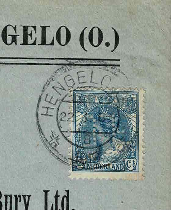 JF Joh. Friesendorp ~ Hengelo met censuur