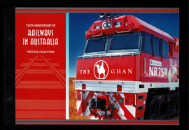 Australië 2004. 150 jaar Spoorwegen. Prestige Postzeglboekje **