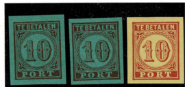 1870. Proef P.4 ~ 15 verschillende kleuren