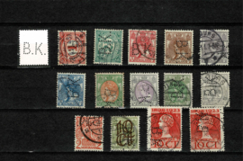 Perfiun BK type 1 in 14 zegels