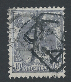 Postbestellerstempel D4 op 62