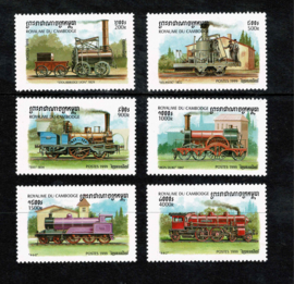 Cambodja 1999. Serie van 6 waarden + blok **