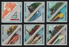 Suriname 1985. Complete serie, 12 waarden. Driehoekzegels **