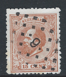 23D. 15 cent oranjebruin