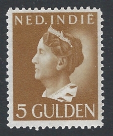 1941. 287, 5 Gld. Geelbruin *