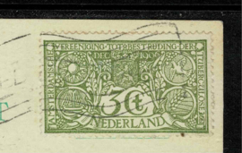 1906. 85 3 ct. groen op briefkaart ✉️