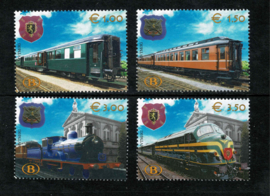 België 2003. TRV 32/5 Koninklijke Treinen 4 waarden **