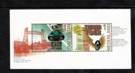 Nederland 2014. 150 jaar spoorwegen 5 mini velletjes **.