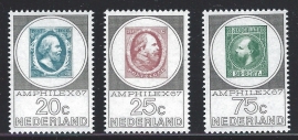 1967. 886/888 Amphilex Tentoonstelling Amsterdam serie**