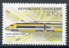 Frankrijk 1984. TGV "La Poste" **