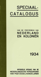 1934. herdruk Postzegelcatalogus uit dit jaar.
