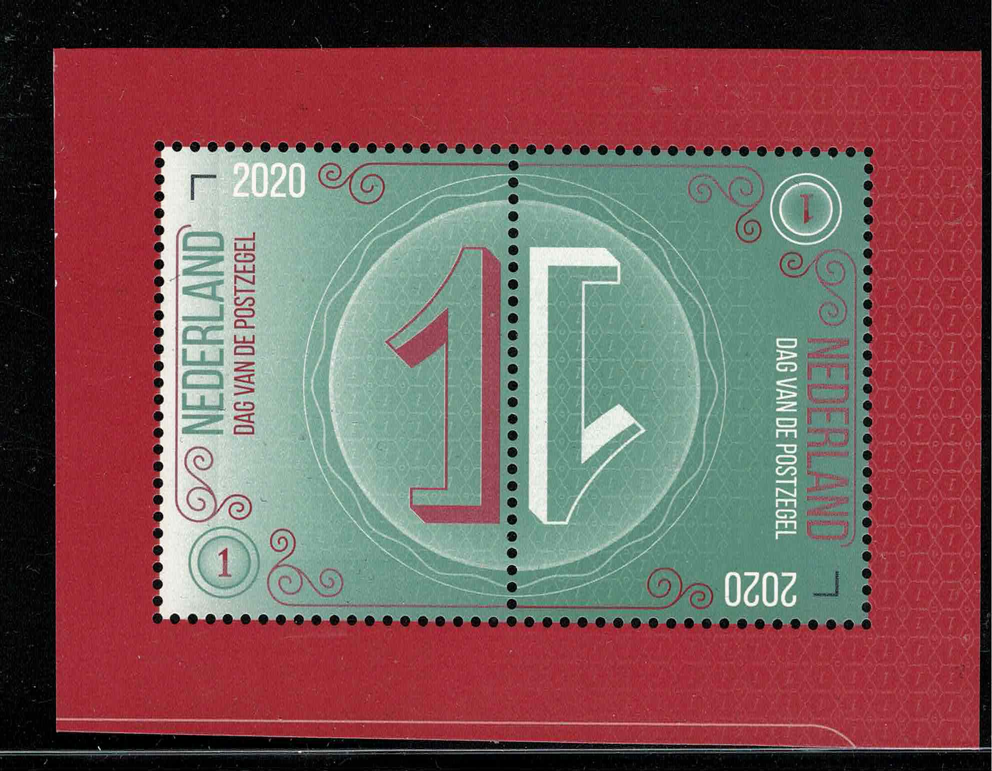 2020. 3882/3a. Dag van de Postzegel . Afwijkende tanding ❇︎❇︎