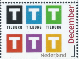 Tilburg Decemberzegel 2018 Zelfklevend