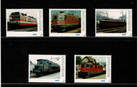 Zwitserland. Prachtige serie met klassieke locomotieven