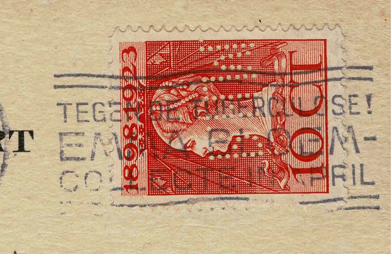 BHM B.H. Manis tabakshandel Amsterdam. Jubileum 1923