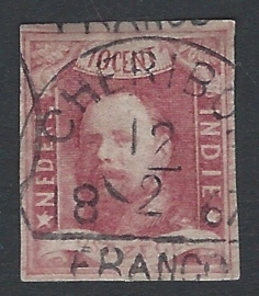 1864. 1, 10 ct Koning Willem III