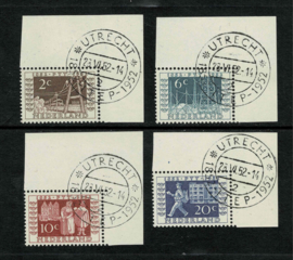 1952. 592/5 ITEP tentoonstelling met speciaal stempel ⦿