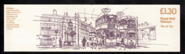 Engeland 1985. 4 postzegelboekjes met trammotief  **. SGFL 3-4-5-6