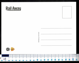 2019. Rail Away Postset motief Spoorwegen, met 5 kaarten **