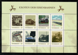 Oostenrijk. 8 verschillende Persoonlijke Postzegels "Exoten"