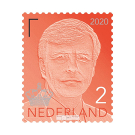 2020. 3896/98  Willem Alexander. Gestanste serie met jaartal 2020 **