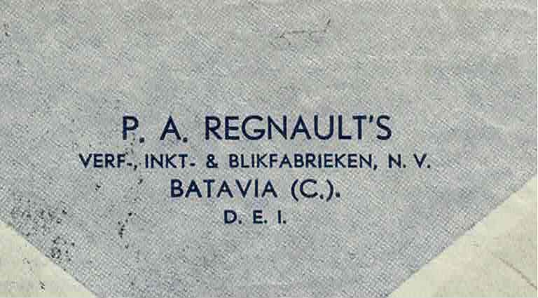 PAR van P.A. Regnault's Verf-, Inkt- en blokfabrieken.