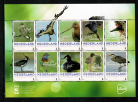 2017. Vogels in 4 seizoenen. Complete set vellen **