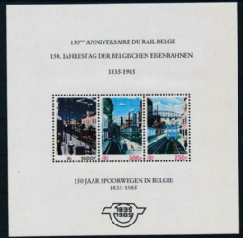België 1985. TBL4 150 jaar Spoorwegen **