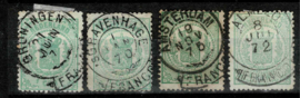 1869. Collectie Franco-takje stempels op wapens