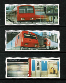 Portugal 1994. Elektrische Locomotieven 3 waarden **