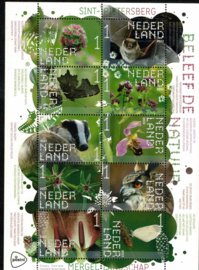 2022. Beleef de Natuur. Gebieden in 4 complete  vellen **