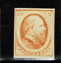 1864. Kleurproeven in 3 verschillende kleuren 5, 10 en 15 cent (*)