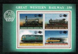 Engeland 1983. 150 jaar Great Wester railway Letter Service **