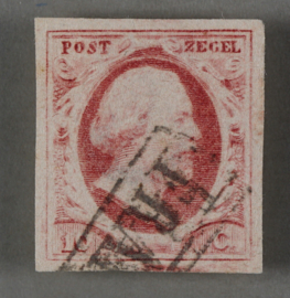 2q rood  plaat X-78 op dun papier