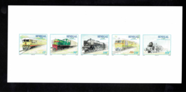 Senegal 1997. Ongeperforeerde luxe set van 5 waarden in blok (*)