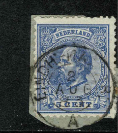 Eindh:-Maastr: (letter A) Spoorstempel op 19