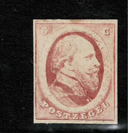 1864. Kleurproeven in 3 verschillende kleuren 5, 10 en 15 cent (*)